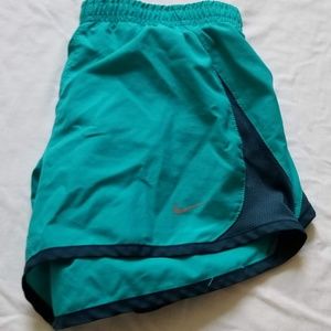 Nike Running Shorts Teal Size XS